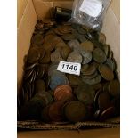 A mixed lot of British pre-decimal coins (Victorian onwards)