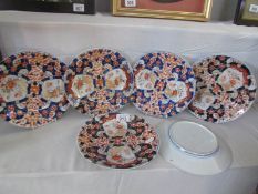 6 oriental plates,