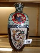 A 19th century cloissonne vase