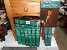 11 volumes of Samuel Pepys diary