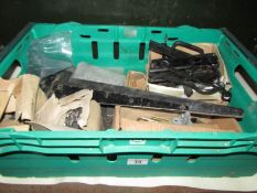 A box of door furniture and fittings