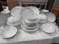 A quantity of Noritake Mellian pattern and other tea ware approximately 55 pieces