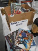 A collection of 200+ Marvel comics including Captain America,