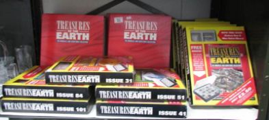 A quantity of 'Treasures of the Earth' magazines