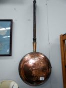 A Copper warming pan