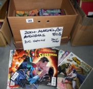 A collection of 200+ Marvel (80%) and DC (20%) comics including Avengers, Superman,