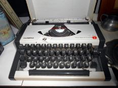 An Olympia typewriter