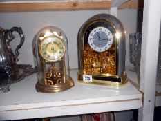 2 anniversary clocks