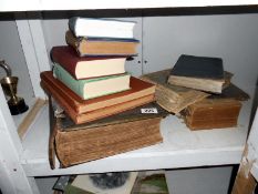 A family bible and other religious books