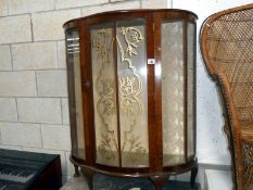 A 1960's china cabinet