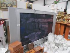 A large Philip's flat screen television