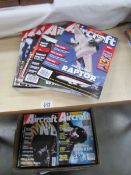 A large quantity of aircraft magazines
