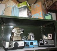 3 projectors being Hanimax,