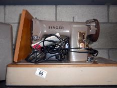 A Singer sewing machine