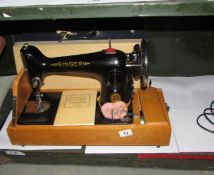 A Singer sewing machine