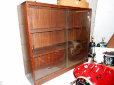 A sliding door book case