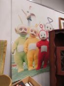 A large 'Tellytubbies' poster