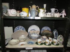 A mixed lot of ceramics including G.P.O.