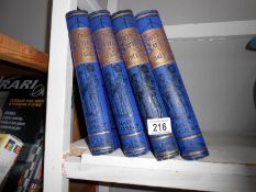 4 volumes of "British Battles on Land and Sea"