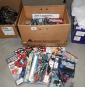 A collection of 200 Marvel comics, Spiderman related, 50% Amazing Spiderman,