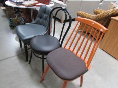 3 odd chairs including bentwood,