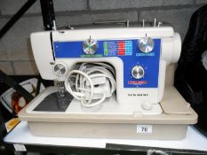 A new home sewing machine