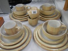 A quantity of Denby tea and dinner ware