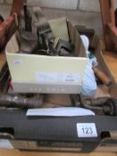 A mixed lot of woodworking tools