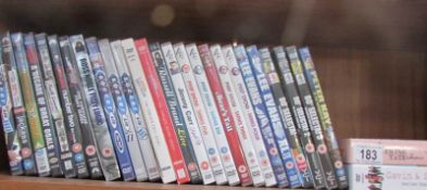 A mixed lot of DVD's