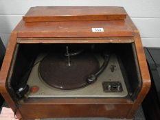 A vintage record player