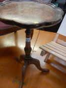 A walnut wine table