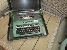 A portable typewriter by Oliver Reed