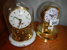 2 anniversary clocks