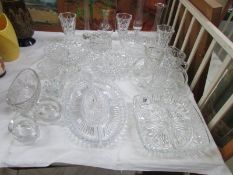 23 pieces of assorted glass ware