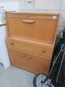 A teak bureau