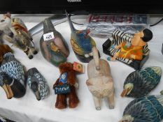 A mixed lot of animal figures