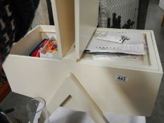 A concertina sewing box