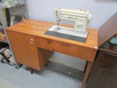 A Singer treadle sewing machine