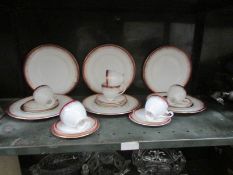 30 pieces of Grafton dinner ware