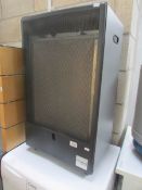 A Calor gas heater with bottle