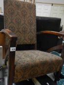 A vintage arm chair