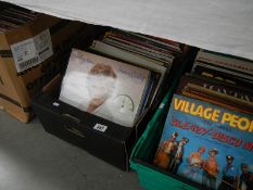 3 boxes of LP records