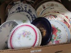 A box of collectors plates