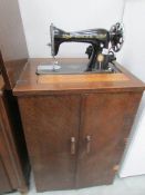 A Singer electric conversion sewing machine