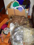 A quantity of wool & sewing equipment etc.