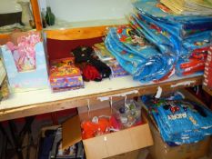 A massive amount of Mickey Mouse bags etc