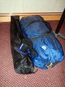 2 bags of camping equipment