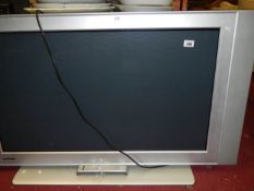 A large flat screen TV