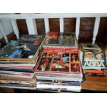 A quantity of LP & 45 rpm records