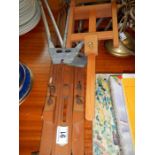 A quantity of art books & easels etc.